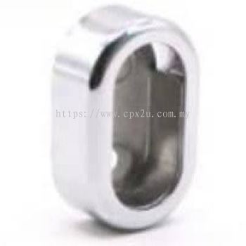 AK 168 Oval Pipe Bracket With Cover