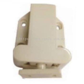 Safety Push Catch (White)