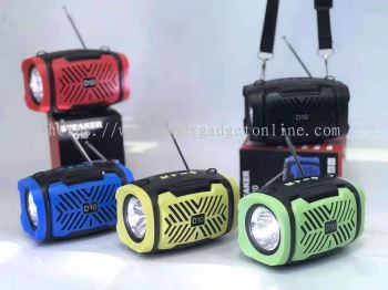 Speaker Y D10 with Torch Light FM Good Quality