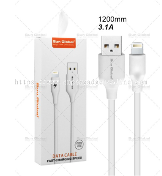 SUN GLOBAL SGC144 3.1A IP 1.2M FAST CHARGE CABLE