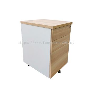 B-YM 3 Wooden Mobile Pedestal 2D1F