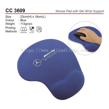 CC 3609 Mouse Pad with Gel Wrist Support