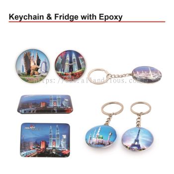 Keychain & Fridge with Epoxy