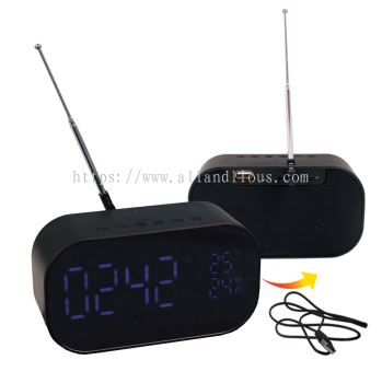PBS 95 Bluetooth Speaker with Digital Clock