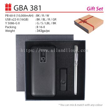 GBA 381 Gift Set
