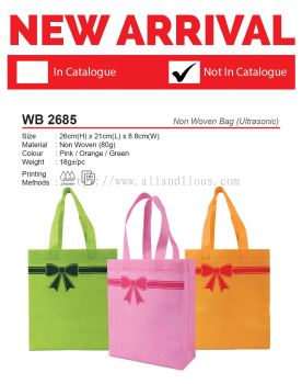 WB 2685 Non Woven Bag (Ultrasonic)