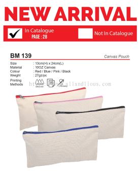 BM 139 Canvas Pouch