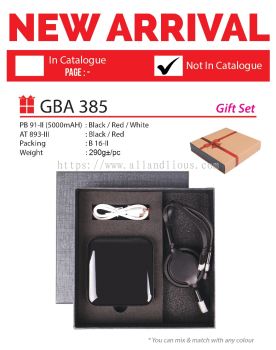 GBA 385 Gift Set