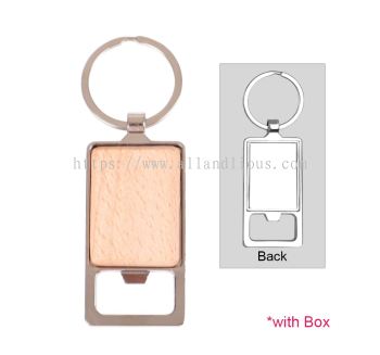 C 631 Wooden Keychain with Bottle Opener