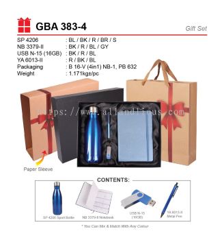 GBA 383-4 Gift Set