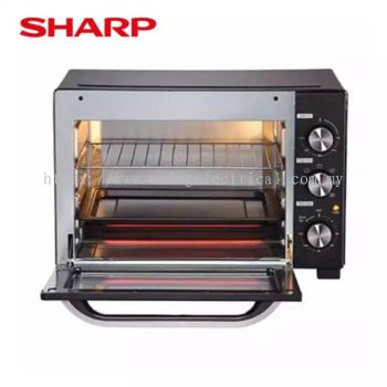 Sharp 38L Electric Oven EO387RTBK 120 Minutes Timer 1800W Stainless Steel Handle