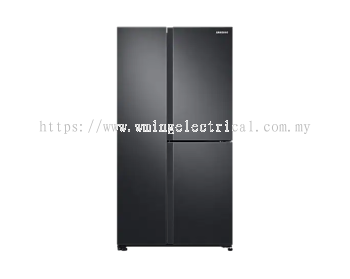 Samsung 670L (RS63R5591B4) Refrigerator 3 Doors Side by Side Fridge with Digital Inverter