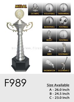 F989 Exclusive Premium Affordable Alloy Trophy Malaysia