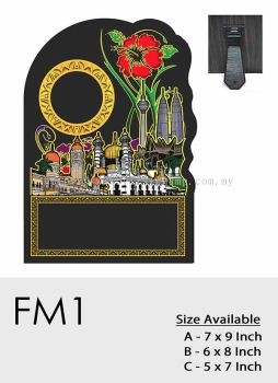 FM1 Exclusive Premium Affordable Wooden Wood Stand Plaque Malaysia