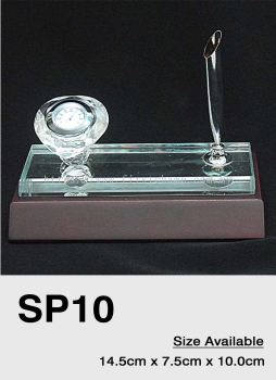 SP10 Special Promotion Exclusive Premium Crystal Paperweight penholder cardholder Malaysia