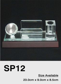 SP12 Special Promotion Exclusive Premium Crystal Paperweight penholder cardholder Malaysia