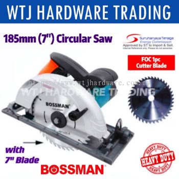 BOSSMAN 185mm (7") Circular Saw (BMC-7185)