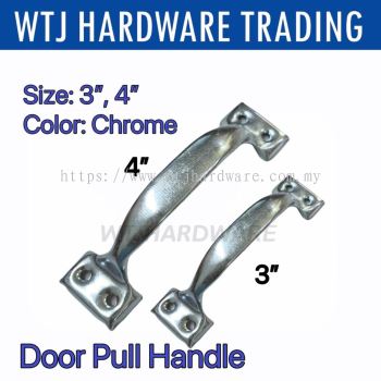 3" / 4" Chrome Plate Door Pull Handle