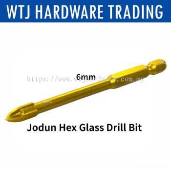 JODUN 6mm Cross Type Glass & Tile Drill Bit