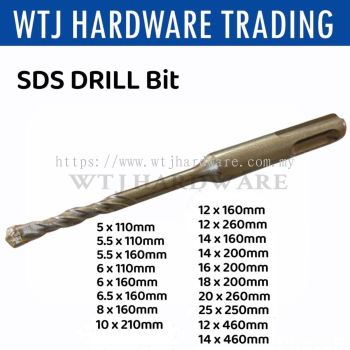 SDS Concrete Drill Bit 5.0mm - 20mm