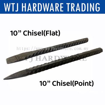 10" Cement Chisel (Flat Head / Point Head)