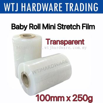 250gram Baby Roll Mini Stretch Film (100mm X 1 Roll)