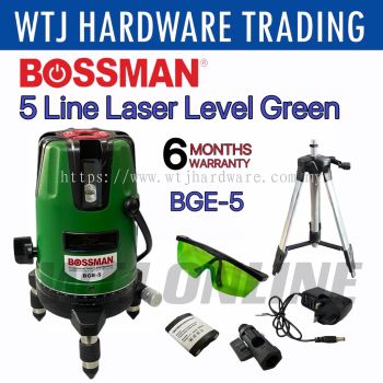BOSSMAN 5-Line Green Laser Level Machine (BGE-5)