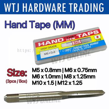 Hand Taps (MM size) M5, M6, M8, M10, M12 & Adjustable Tap Wrench M4-M12
