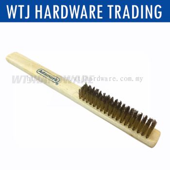 Copper Wire Brush (Wooden Handle)