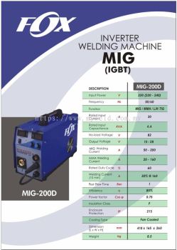 FOX @MIG-200D