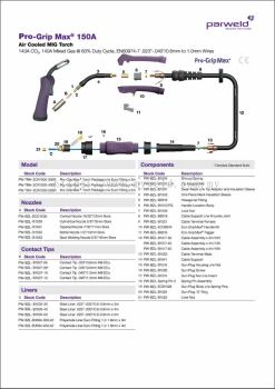 Parweld MB15 Mig Torch