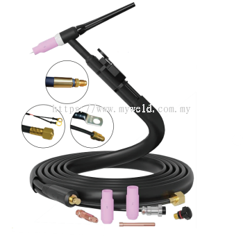 AW WP17 SERIES - 150AMPS AIR COOLED TIG TORCHES
