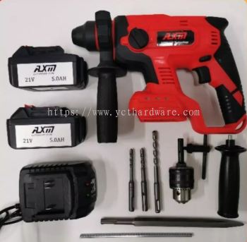 AXM 21V Cordless Brushless 3 in 1 Rotary Hammer Drill