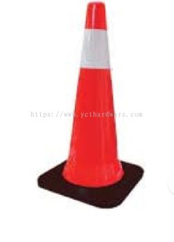 30" Safety Cone Rubber base