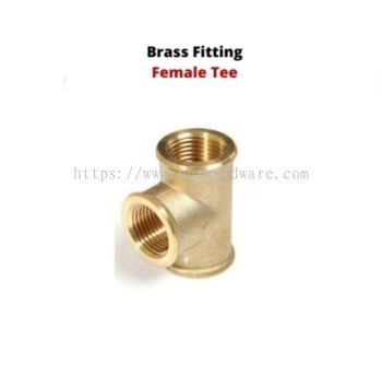 Brass Female Tee