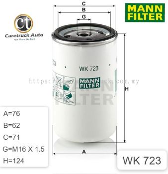 VOLVO FL10 FUEL FILTER, WK 723