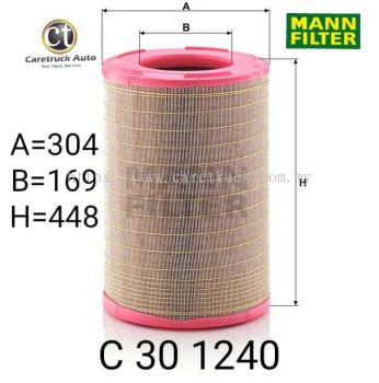 SCANIA 124, R SERIES AIR FILTER, C 30 1240