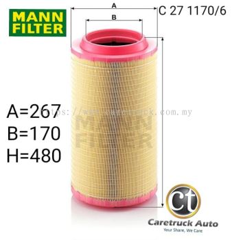 DAF CF AIR FILTER , C 27 1170/6