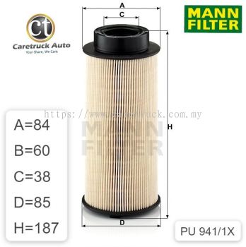 SCANIA R SERIES HPI FUEL FILTER, PU 941/1 x