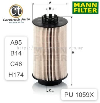 MAN TGA FUEL FILTER, PU 1059 x