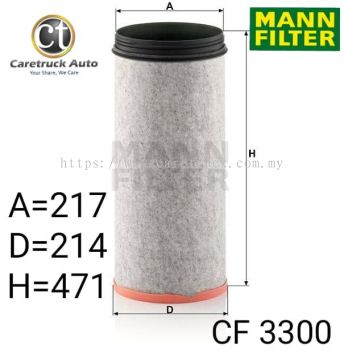 VOLVO INNER AIR FILTER FOR C 33 1630/2, CF 3300