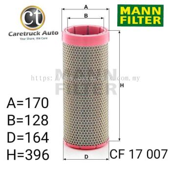 SCANIA R420 INNER AIR FILTER FOR C 31 014, CF 17 007