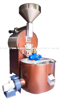 COFFEE ROASTER MACHINE WITH BEAN COOLING STATION