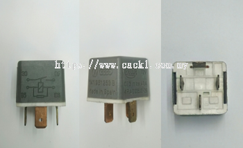 VOLKSWAGEN 4PIN RELAY (GREY) HELLA 141 951 253B