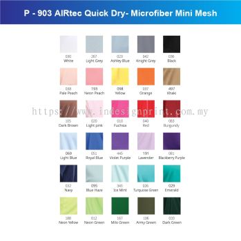 P - 903 AIRtec Quick Dry- Microfiber Mini Mesh-01