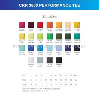 CRR 3600 PERFORMANCE TEE