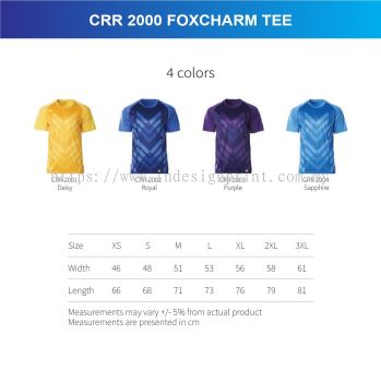 CRR 2000 FOXCHARM TEE