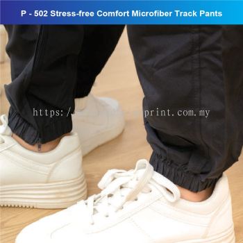 P-502 Stress-free Comfort Microfiber Track Pants