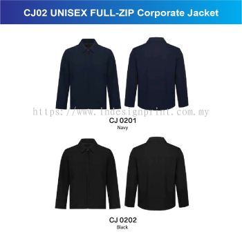 CJ02 UNISEX FULL-ZIP Corporate Jacket