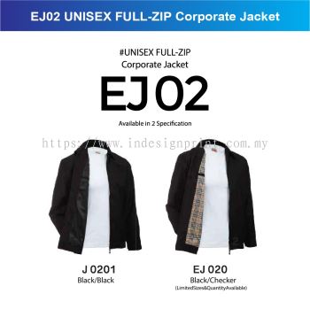 EJ02 UNISEX FULL-ZIP Corporate Jacket